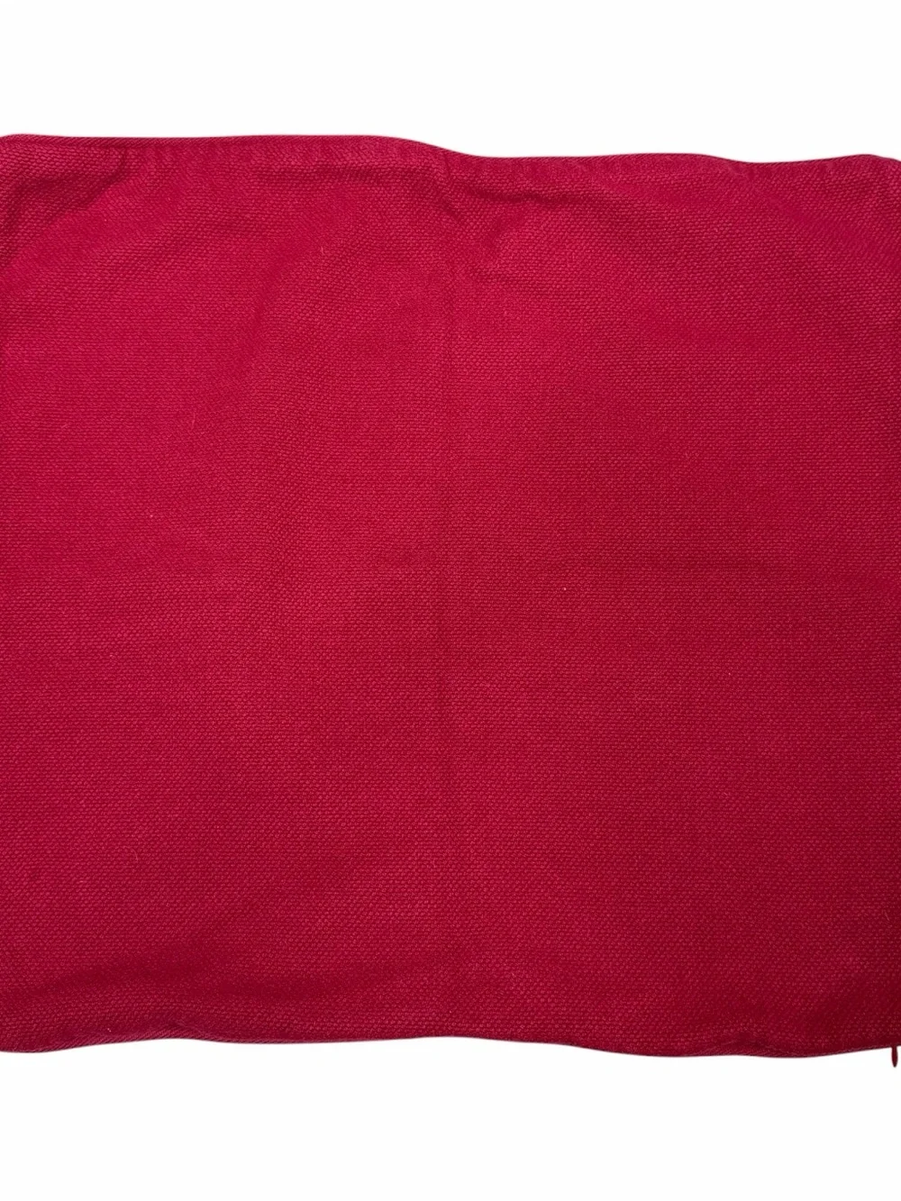 Lauren Ralph Lauren Red Cotton Throw Pillow Cover Square RLL Monogram
